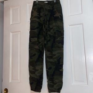 High Rise Camo Joggers